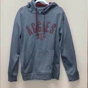 Men’s Dri-Fit Gray A&M Hoodie Sz Large